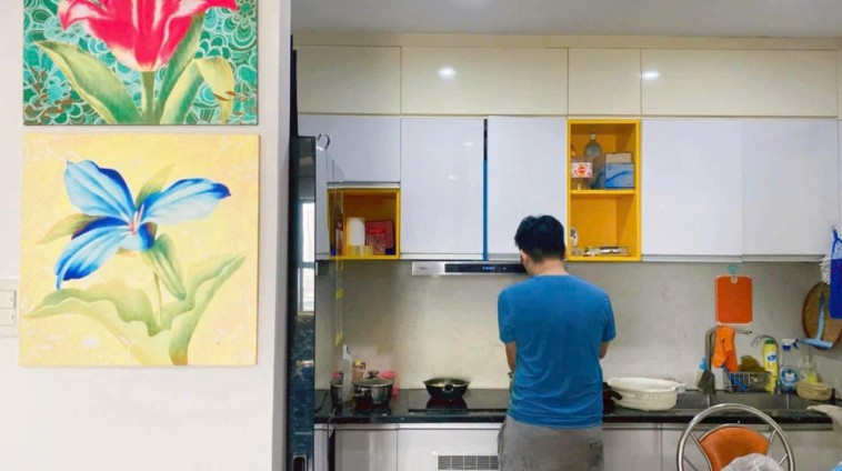 Cho thuê Căn Hộ CC Gamuda Trần Phú, Hoàng Mai, 85m 3PN  2WC + KB 13 Triệu Full nội thất xịn sò